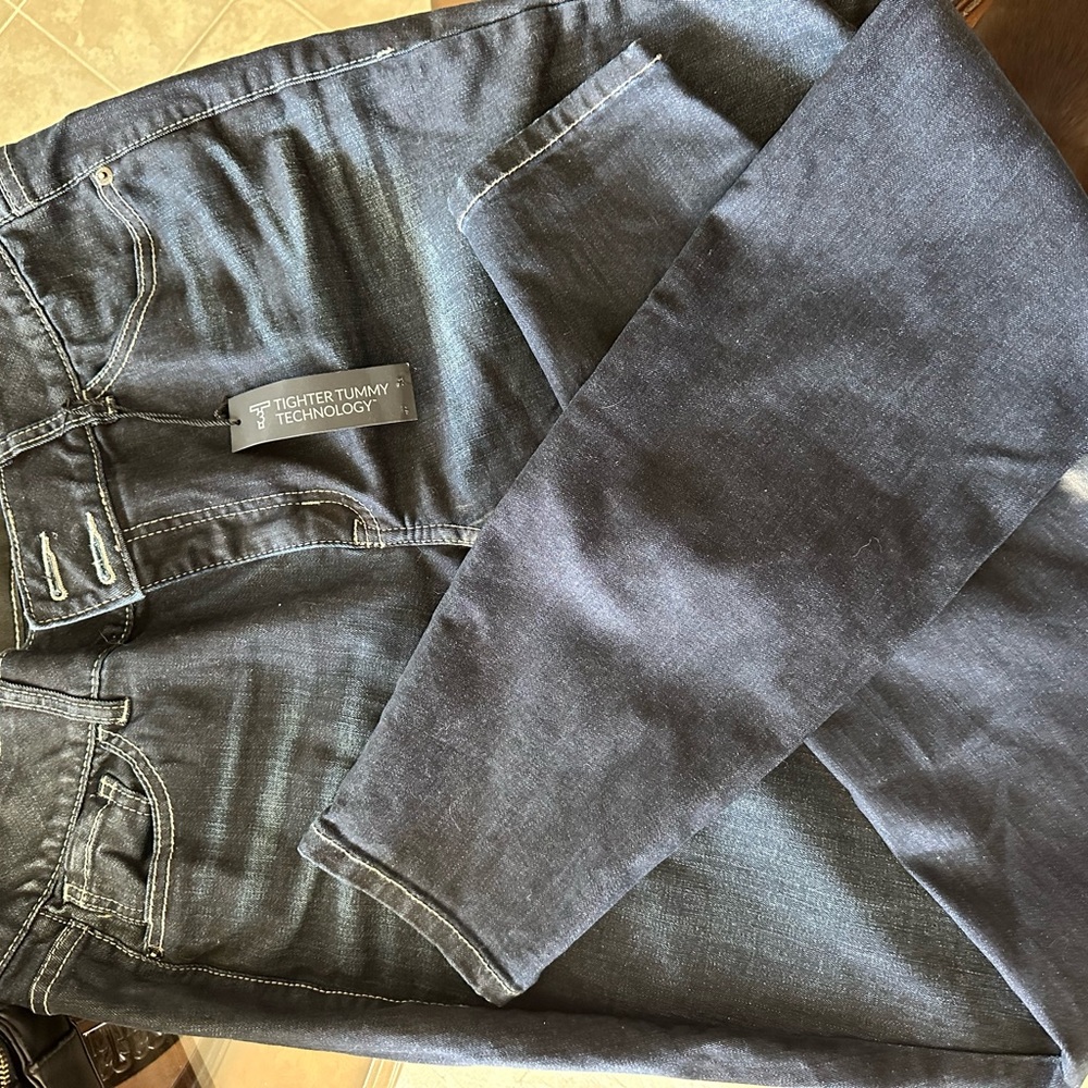 Lane Bryant Women's Skinny Jeans in Dark Blue